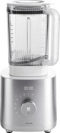 ZWILLING Knet- & Rührmaschinen, 1.8 Liter, Silber, ENFINIGY Hochleistungsstandmixer Pro, Mixer mit Edelstahl-Winglet-Klinge & Gleichstrommotor