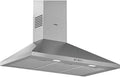 Bosch Dunstabzugshaube, 90 cm, Silber, DWP96BC50 Serie 2 Wandesse, breit, Um- & Abluft, Made in Germany, LED-Beleuchtung gleichmäßige Ausleuchtung