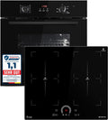 KKT KOLBE Backofen, 60 cm, 59 cm, Schwarz, Autarkes Herdset, Einbau BO8005FB, Induktionskochfeld IH85904FZ, Grill