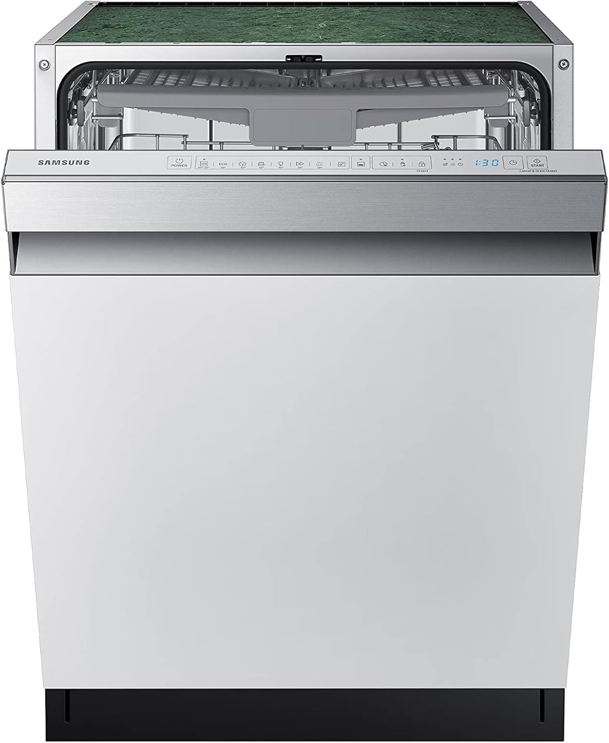 Samsung Geschirrspüler, 59,8 cm, Silber/Schwarz, DW60M6050BB/EG Vollintegriert/ /ExpressWash