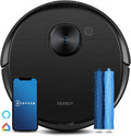 ECOVACS Saugroboter, Schwarz/Blau, DEEBOT T9 AIVI mit Wischfunktion (3000Pa AIVI, Verwicklungsfreie AeroForce® Multi-Surface