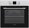 HEINNER Backofen, 65 L, Silber/Schwarz, HBO-V659GCD-IX Einbau-, Garraum, Multifunktionsofen mit Umluft, Grill & Heißluft