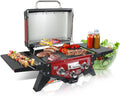 El Fuego Gasgrill, Rot/Schwarz, 'Medison' von ® Tisch, Farbe Rot, Grill, Barbecue