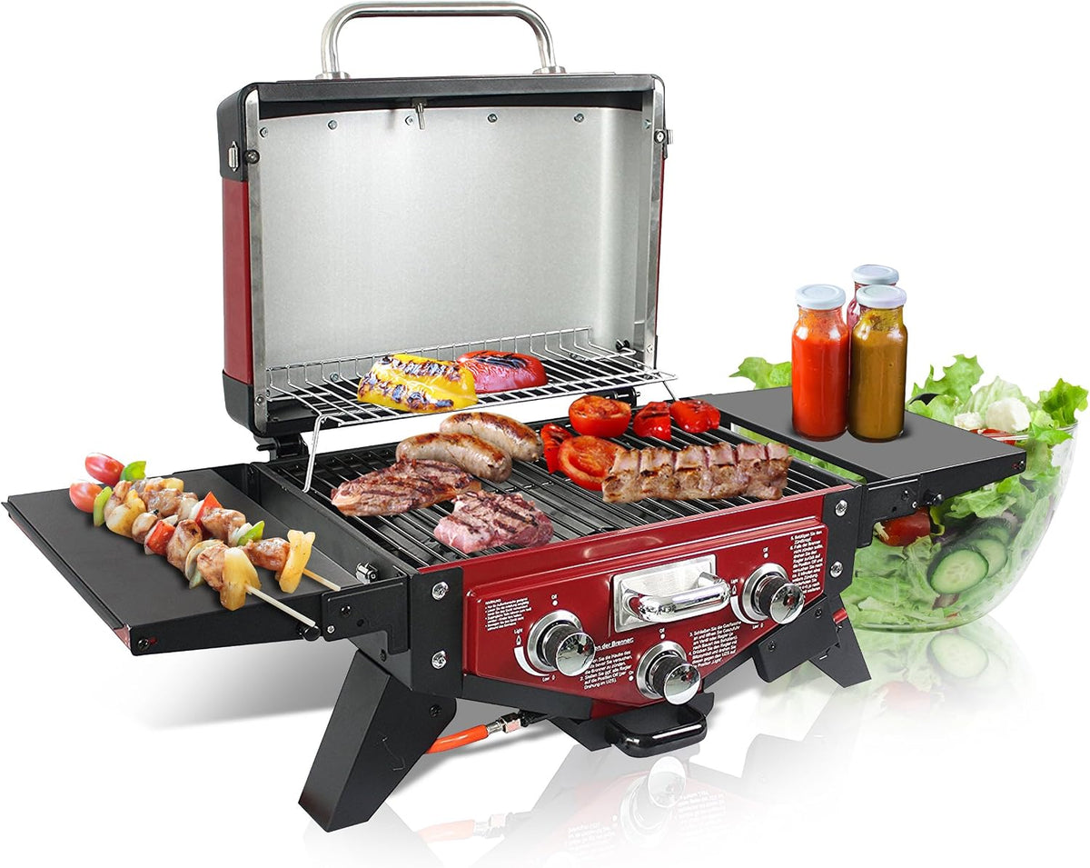 El Fuego Gasgrill, Rot/Schwarz, 'Medison' von ® Tisch, Farbe Rot, Grill, Barbecue