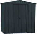 Gerätehaus Duramax, 2.17 m, Anthrazit, TOP 6 x 4 ( ²) Metall, hergestellt aus verzinktem Stahl, verstärkte Dachkonstruktion