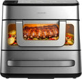 Cecotec Pizzaofen, 2700 W, 18 L, 9 L, Silber, Heißluftfritteuse und Ofen Cecofry FoodCourt 18000 4Pizza+., 12' inklusive Ste