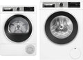 Bosch Hausgeräte Wärmepumpentrockner, 8 kg, 9 kg, Weiß/Schwarz, für Wäsche, Serie 6, A+++, 176 kWh/Jahr & WGG244140 Waschmaschine Serie 6