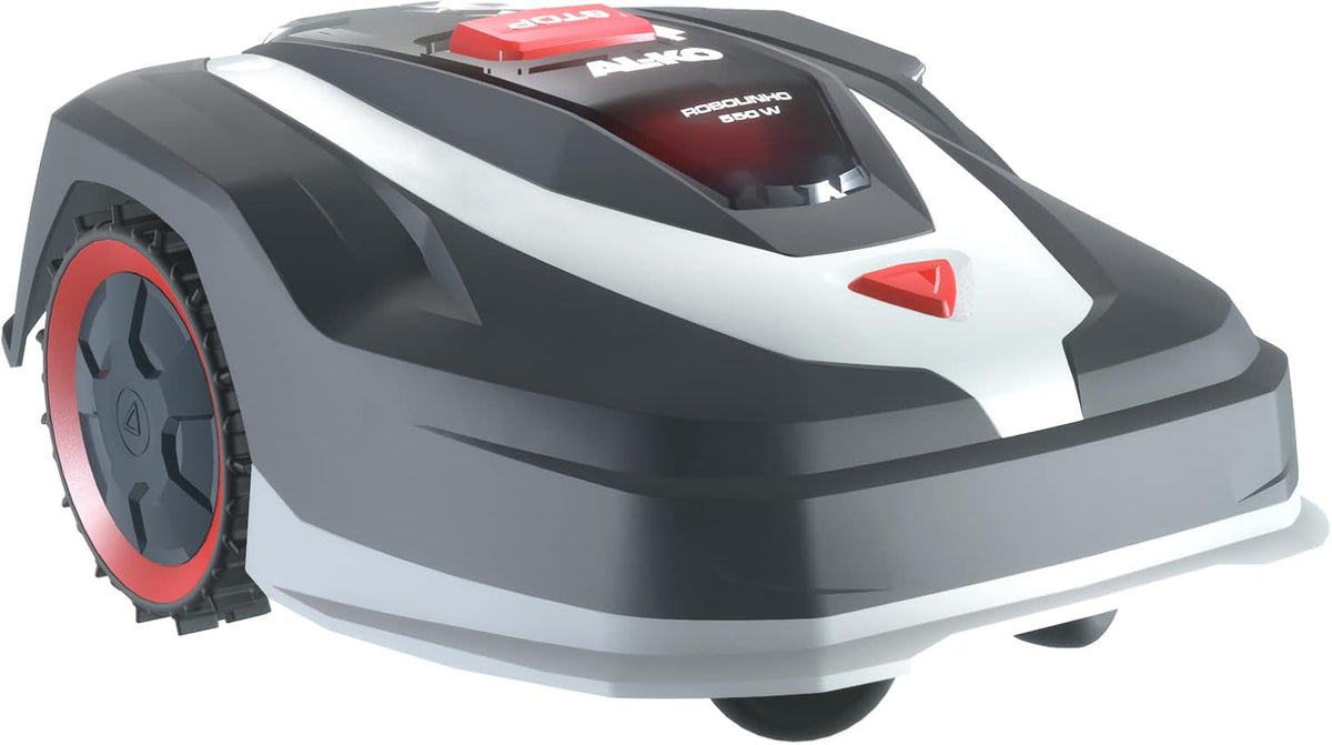 AL-KO Mähroboter, 2,5 Ah, 20 cm, 550 m, 550 W, Schwarz/Weiß/Rot, Robolinho®, Schnittbreite, Li-Ion-Akku 20 V/, für Flächen bis ²