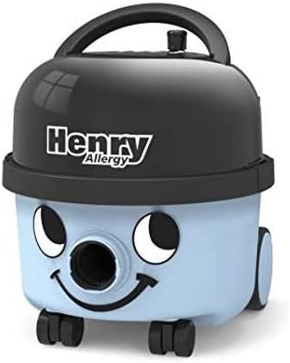 Numatic Staubsauger, 620 W, Hellblau/Schwarz, International Henry Allergy HVA160-11, hellblau, 72 Dezibel