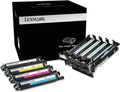 Lexmark Bildtrommeln, Schwarz/Blau/Gelb/Magenta