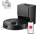 roborock Saugroboter, Schwarz, Q7 L5+ Set mit Wischfunktion Absaugstation, verbessert von Q5 Pro+, Dual Anti-Tangle System