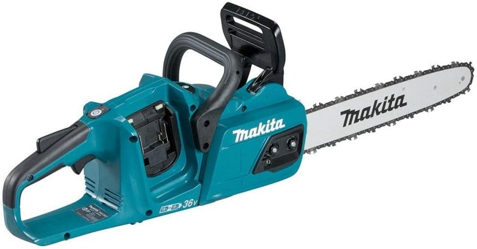 Makita Kettensäge, 35 cm, 18 V, 36 V, Blau/Schwarz, DUC355Z Twin Akku-, nur Lenkerkörper