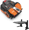 WORX Mähroboter, 800m, Orange/Schwarz, Landroid Vision M800 WR208E.1 für Gärten bis ², AI Rasenmäher Roboter ohne Begrenzungskabel
