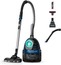 Philips Staubsauger, 900 W, Blau/Schwarz/Silber, 5000 Serie Beutelloser, Kompakt, Saugleistung, PowerCyclone 7