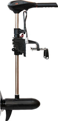 Rhino Motors Außenborder, 79 cm, 600 W, 9 kg, 12 V, Schwarz/Silber, VX 55 V2 Elektro Außenbordmotor, 55 lbs Schubkraft