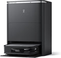 ECOVACS Saugroboter, 15 mm, Schwarz, DEEBOT X2 Omni mit Wischfunktion Absaugstation 8000 Pa, Mopp-Hebesystem, Selbstreinigend Roboterstaubsauge