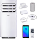 MEDION Tablet, 25m, Weiß, Smarte Mobile Klimaanlage mit Abluftschlauch P701 (7000 BTU, mobil, inkl. Fensterabdichtung