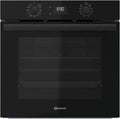 Bauknecht Backofen, 71 Liter, Schwarz, BBA285PU1ZK Einbau-, Multifunktionsofen mit 12 Funktionen, Power Heißluft