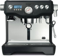 Doppelte Kaffe Maschine - Contessa Duo Milchaufschäumer, 2200 W, 15 Bar, Schwarz/Silber