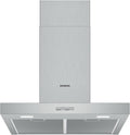 SIEMENS Dunstabzugshaube, 60 cm, Edelstahl, LC64BBC50, Wandhaube, Metall-Fettfilter, Spülmaschinengeeignet