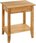 HAKU Beistelltisch, 40 cm, Eiche, Konsole, Massivholz - Maße: B 50 x H 60 x T, Style: Traditional