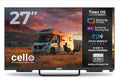 Cello Fernseher, 12 V, Schwarz, CTRAV-27TZ 27' Smart Traveller-TV mit Tizen OS von Samsung, Satellitenempfang, Gaming Hub
