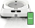 Sofa iRobot, Weiß/Silber, Braava Jet m6 (m6138) Wischroboter mit, Nasswischen und Trockenfegen, Kompatibel mit Sprachassistenten
