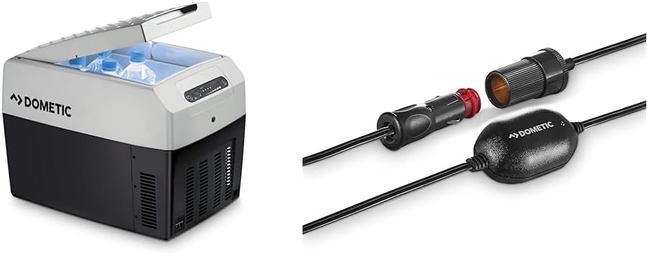 DOMETIC Kühlschränke, 230 V, 12 V, Schwarz/Grau, Tropicool TCX 14 - tragbare elektrische Kühlbox für 12/24
