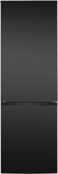 Bomann Kühlschrank, 186 cm, 60 cm, 40db, Schwarz, ® XXL mit Gefrierfach, breit, mit Gefrierfach freistehend, Kühlgefrierkombi 4 Ablagen
