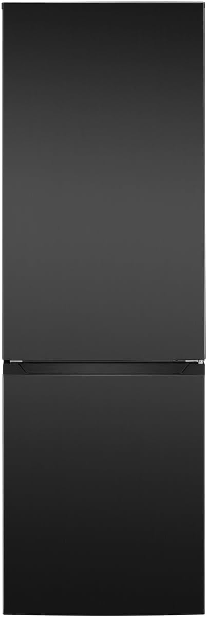 Bomann Kühlschrank, 186 cm, 60 cm, 40db, Schwarz, ® XXL mit Gefrierfach, breit, mit Gefrierfach freistehend, Kühlgefrierkombi 4 Ablagen