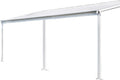 Home Deluxe Pavillon, 278 cm, Weiß, Terrassenüberdachung Solis - - B/T/H: 557 x 303 x 226/ -, Montagematererial I Carport Pavillion Pergola