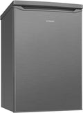 Bomann Kühlschrank, 109 Liter, Silber, ® mit Gefrierfach, energieeffizient, leise & kompakt, 2 Ablagen, Obst- & Gemüsefach