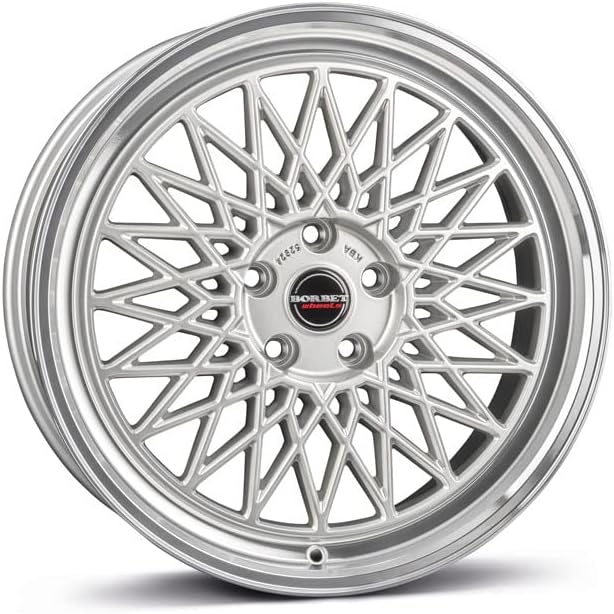 Borbet Felgen, Silber, Felge B 8x18 ET35 5x112 silver rim polished B 80835112566, 5SRP
