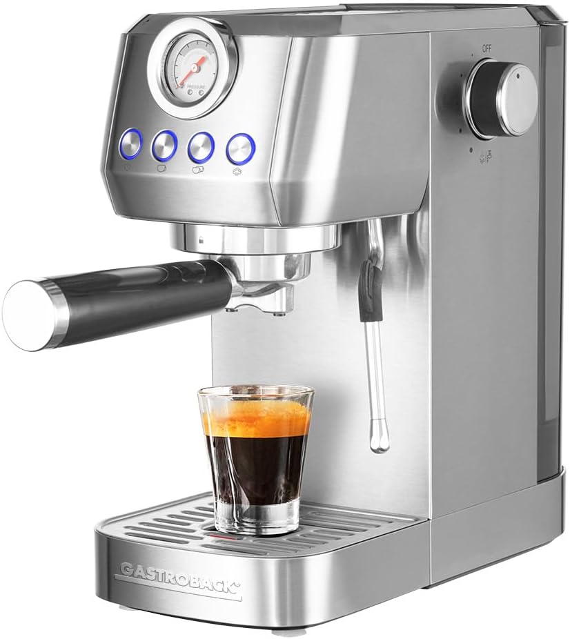 GASTROBACK Kaffeemaschine, Silber, #42721 Design Espresso Piccolo Pro