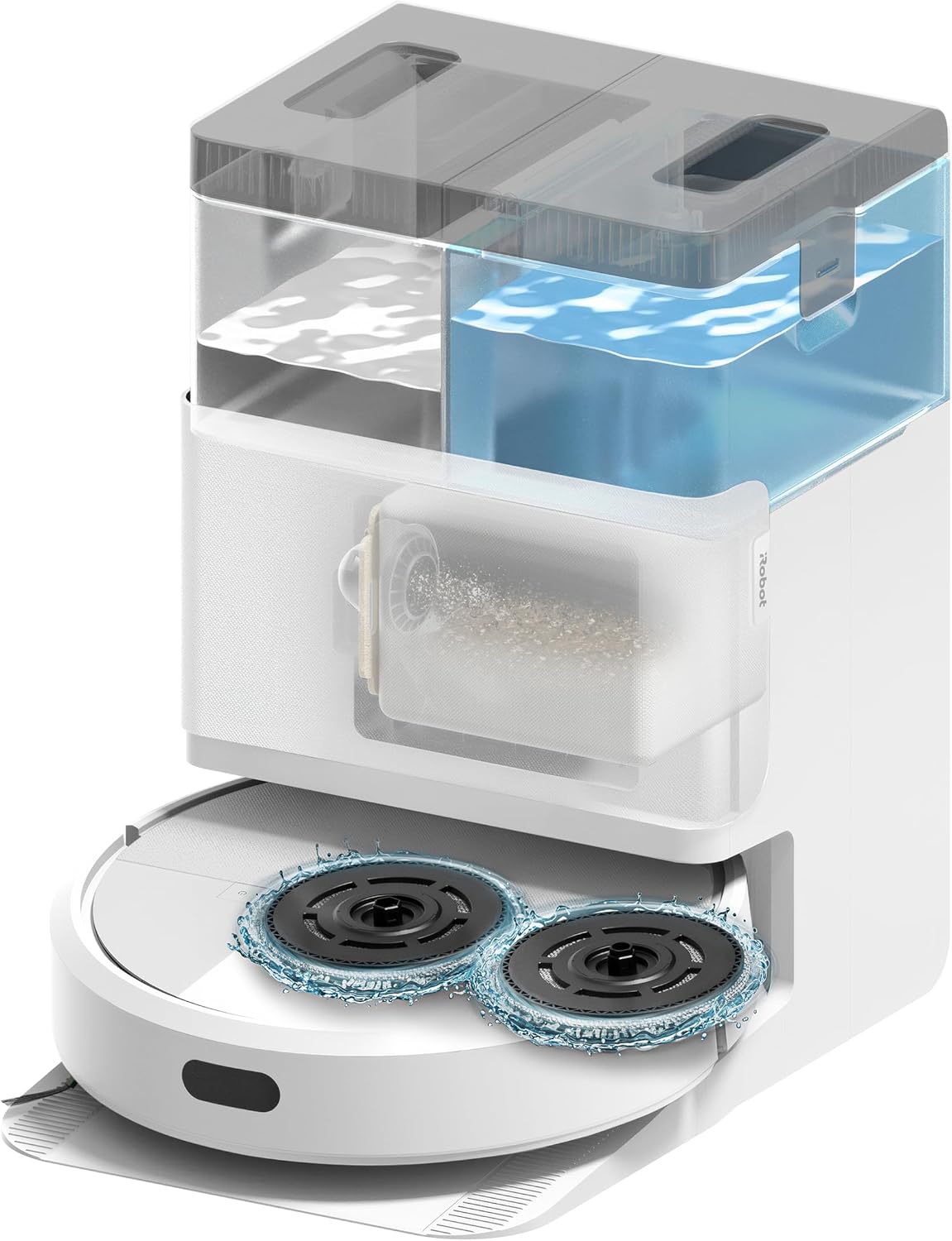 iRobot Saugroboter, Weiß, Roomba Plus 405 Combo Robot + AutoWash Dock