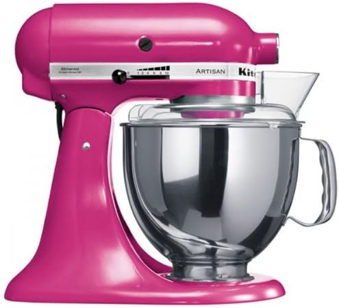 KitchenAid Knet- & Rührmaschinen, Himbeere/Silber, Artisan Himbeere Küchenmaschine 5KSM150PSECB