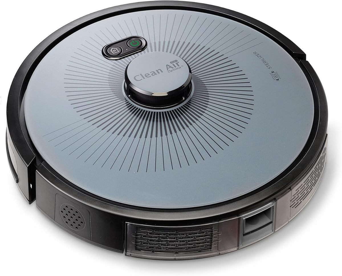 Clean Air Optima Saugroboter, Grau/Schwarz, mit Wischfunktion und UV-C-Sterilisation RVC-001G Smart