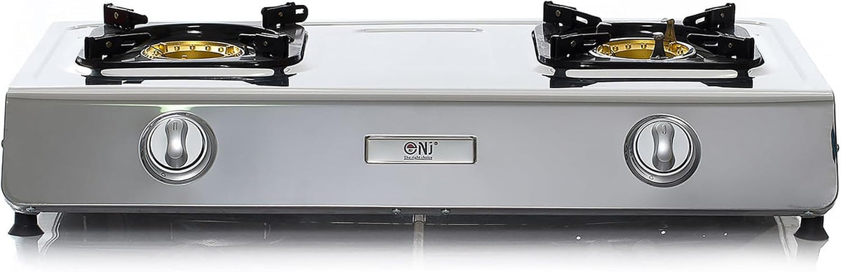 NJ The right choice Gasherd, 9,0 KW, Silber/Schwarz
