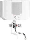 AEG Wassererhitzer, 5 Liter, Weiß/Chrom, Kochendwassergerät Thermofix KL, Kunststoff, Dreigriff-Füll- und Ablaufarmatur
