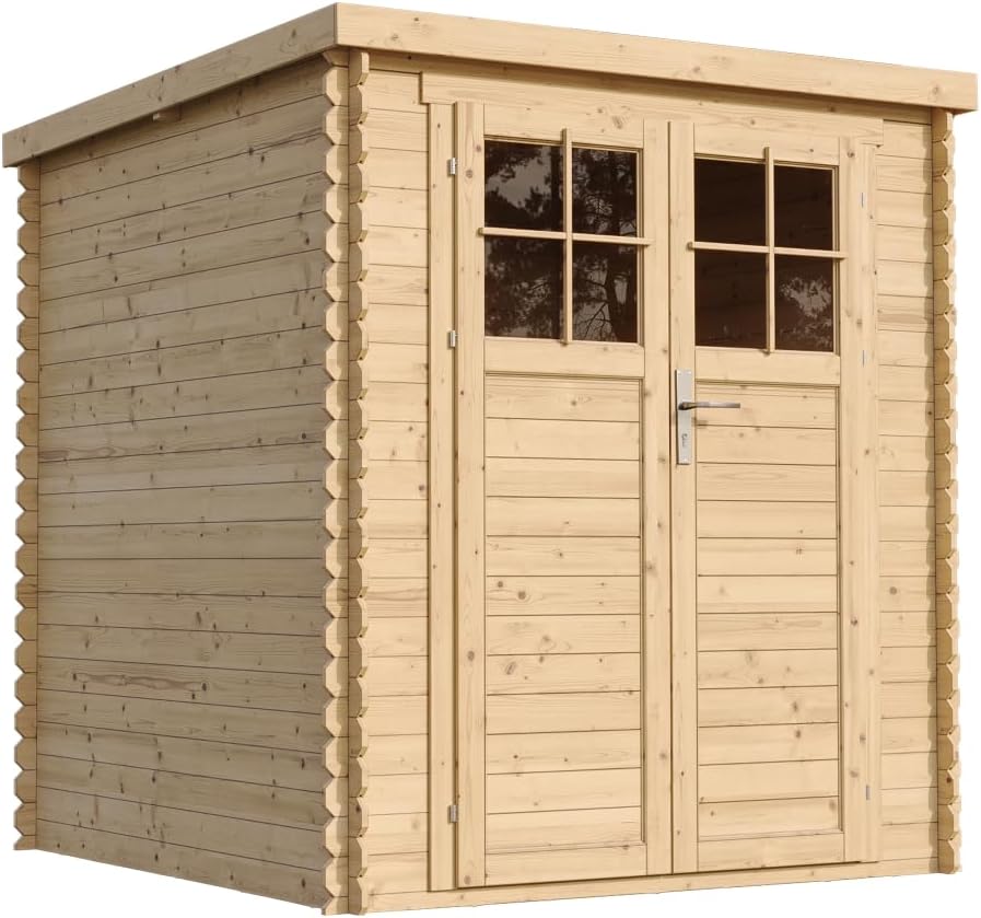 Gerätehaus TIMBELA, Holz, mit Boden Imprägnierte B204xL204xH202 cm/ 3.53 m2