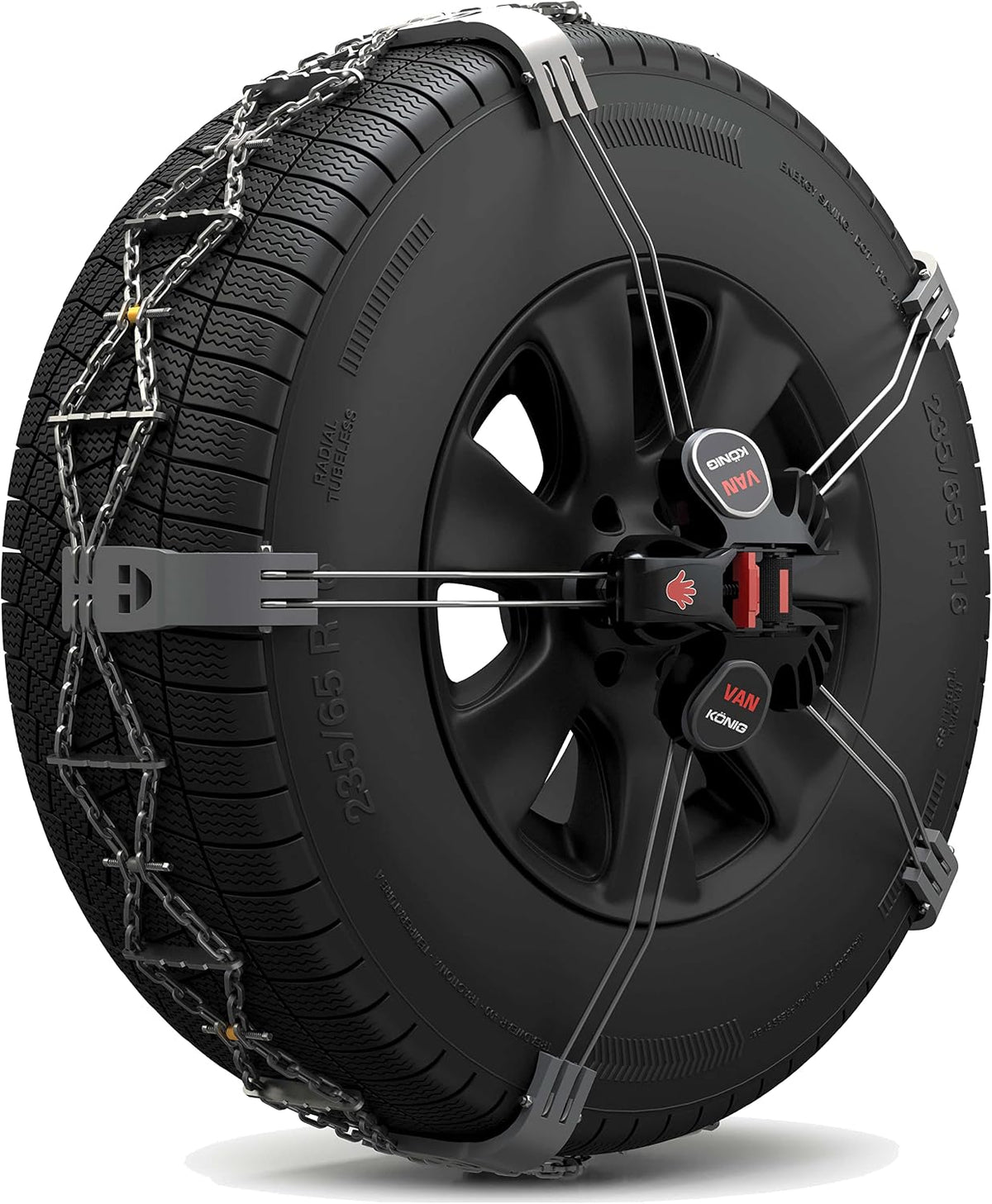 KÖNIG Industrie & Off-Road, Schwarz/Silber, K-Summit VAN K81 - Schneeketten