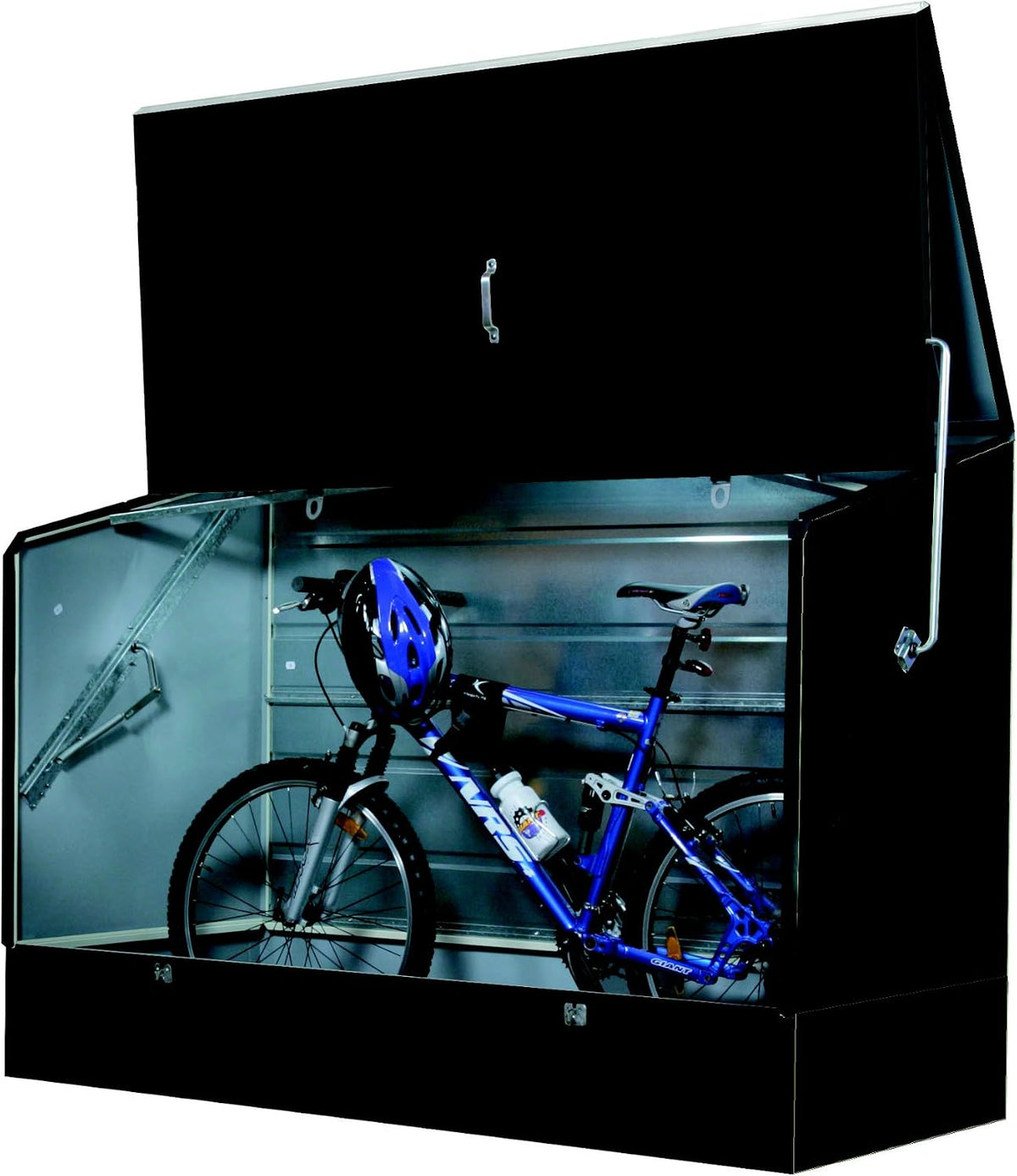 Gerätehaus tepro, Schwarz/Metallisch, Duramax Metall Fahrradbox für bis zu 3 Fahrrädern, anthrazit