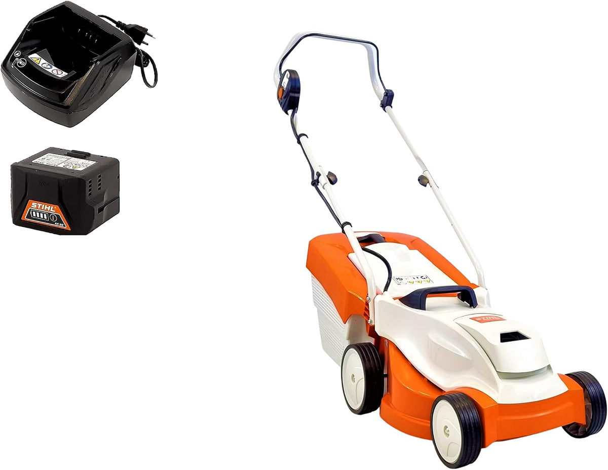 Stihl Rasenmäher, orange/weiß/schwarz, Akku RMA 235 SET inkl. Akku AK20 & Ladegerät AL101