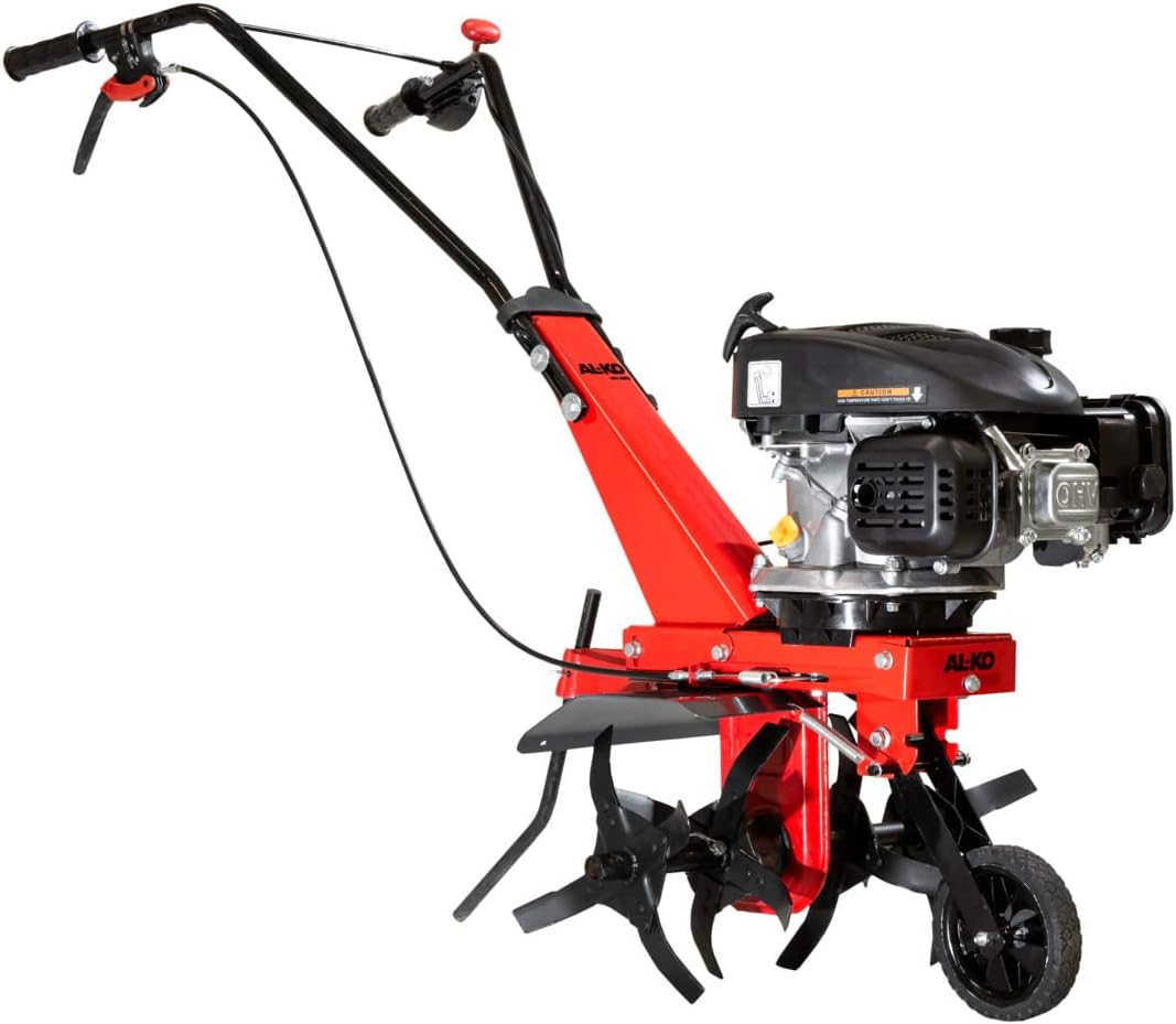AL-KO Motorhacken, 2.2 kW, 36 cm, 150 m, Rot/Schwarz, Benzin-Motorhacke MH 360 Easy, Motorleistung, 4 Hackmesser