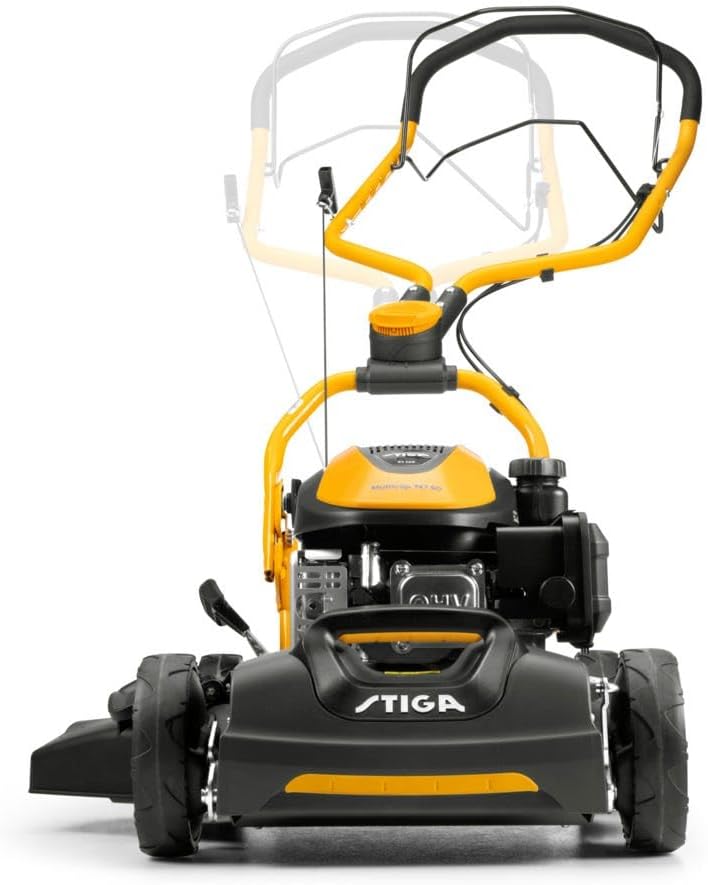 STIGA Rasenmäher, 139 cm, 45 cm, gelb/schwarz, MULTICLIP 747 SD Mulch - ³ Benzinmotor, radantrieb, Schnittbreite