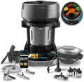 Cecotec Universalküchenmaschinen, 2200 W, 5 L, Schwarz/Silber, Küchenroboter mit Lebensmittelspender Mambo CooKing Unique