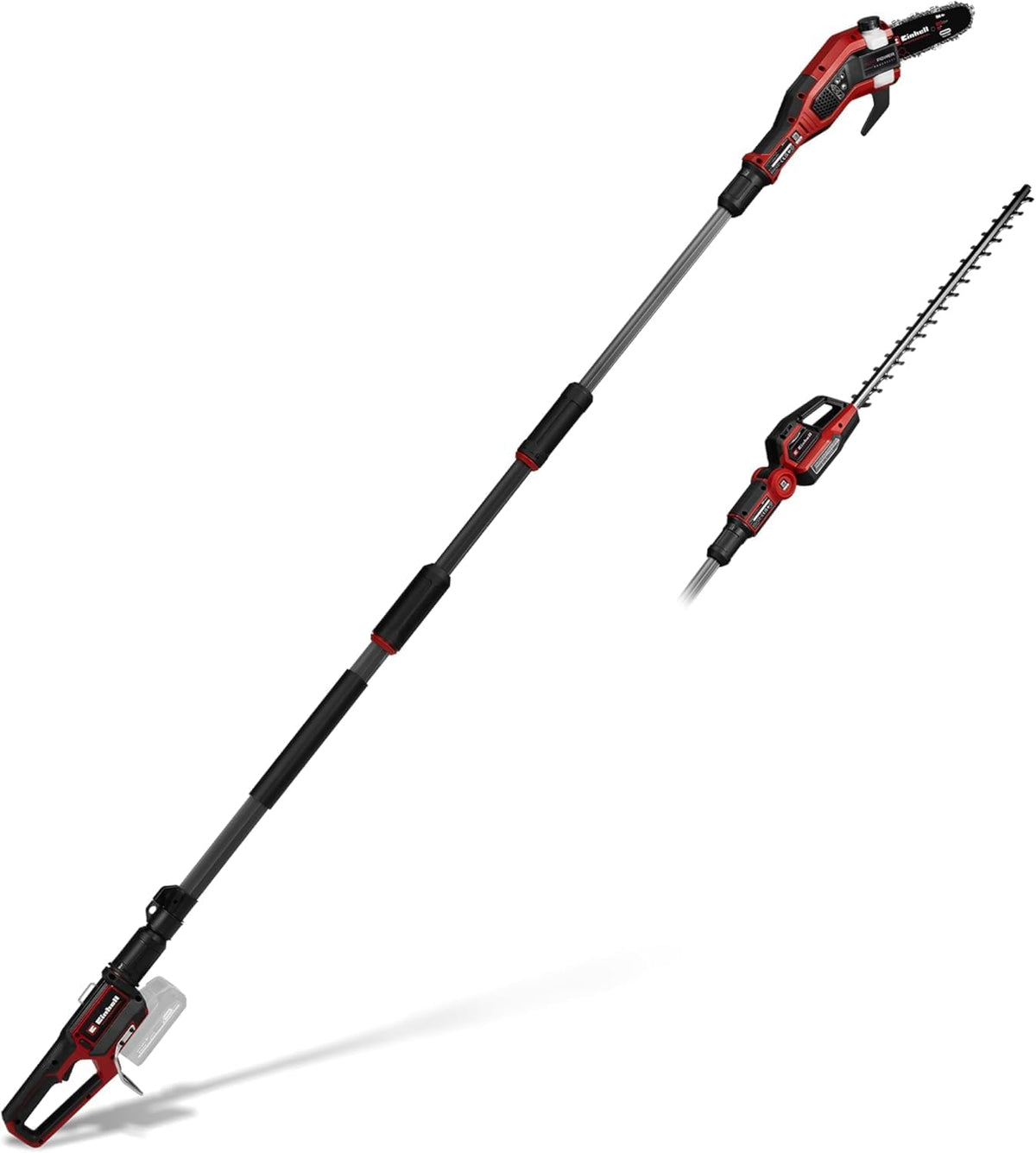 Einhell Heckenschere, 50 cm, 18 cm, 18 V, Rot/Schwarz, Professional Akku-Multifunktionswerkzeug GP-HC 18/5020 Li T