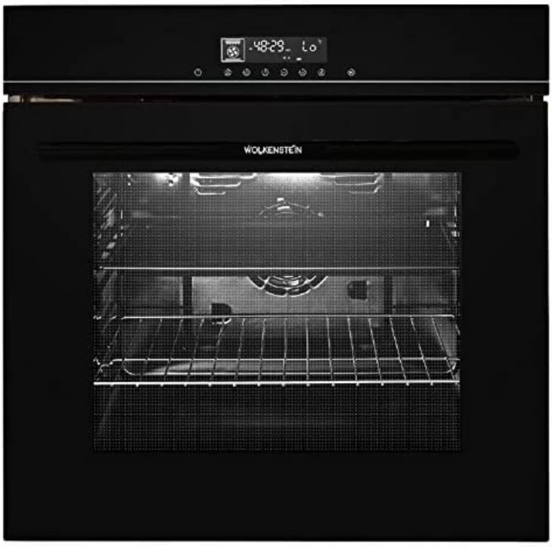 Wolkenstein Backofen, 59,50x59,50 cm, 74 L, Schwarz, Einbau- WMO 14/ XL Garraum / Heißluft/Umluft/Grillfunktion/