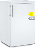 SEVERIN Kühlschrank, 41 dB, 120 L, Weiß, Vollraum, inkl. moderner LED Beleuchtung, 2 x höhenverstellbare Abstellflächen