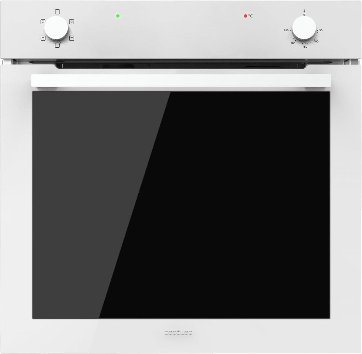 Cecotec Backofen, 2800 W, 80 L, Weiß/Schwarz, Einbau Multifunktional Konventionell Bolero Hexa C126400, 5 Funktionen